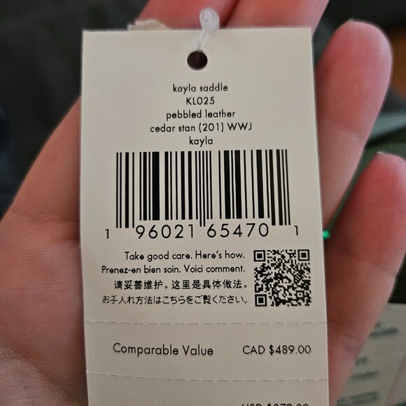 Kate Spade Kayla Saddle Bag Cedar Stand - Picture 6 of 8